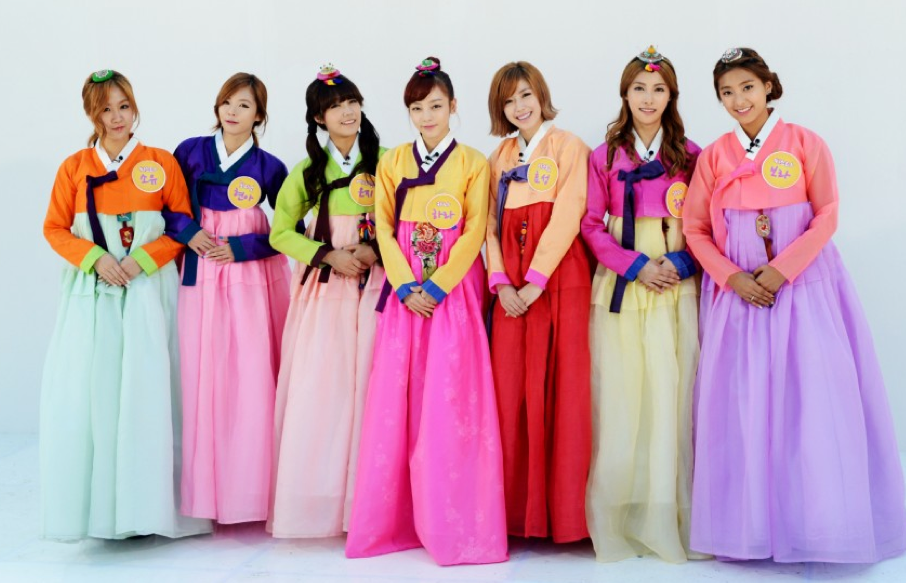 Hanbok klederdracht Zuid-Korea